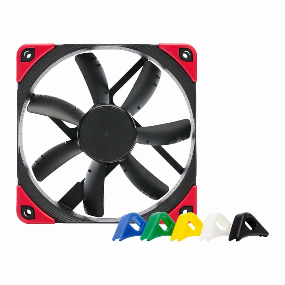 Noctua 120mm NF-S12A PWM CHROMAX Airflow Fan with Swappable Anti-Vibration Pads